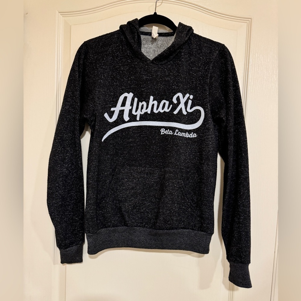Black and grey Alpha Xi Delta, Beta Lambda chapter (Penn State) hoodie​​​​​​